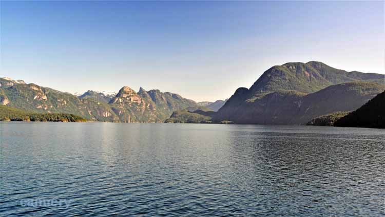 Saltery Bay and mtns